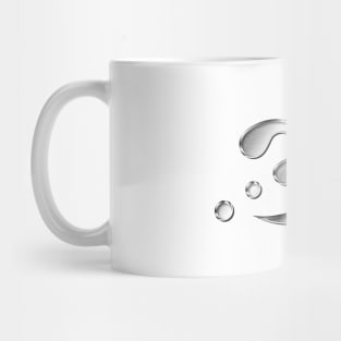 Saito Clan Kamon Silver Chrome Mug